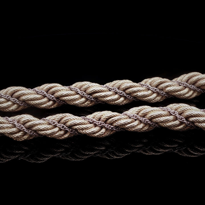 Vintage 18ct Gold Rope Chain Necklace, 48.8g
