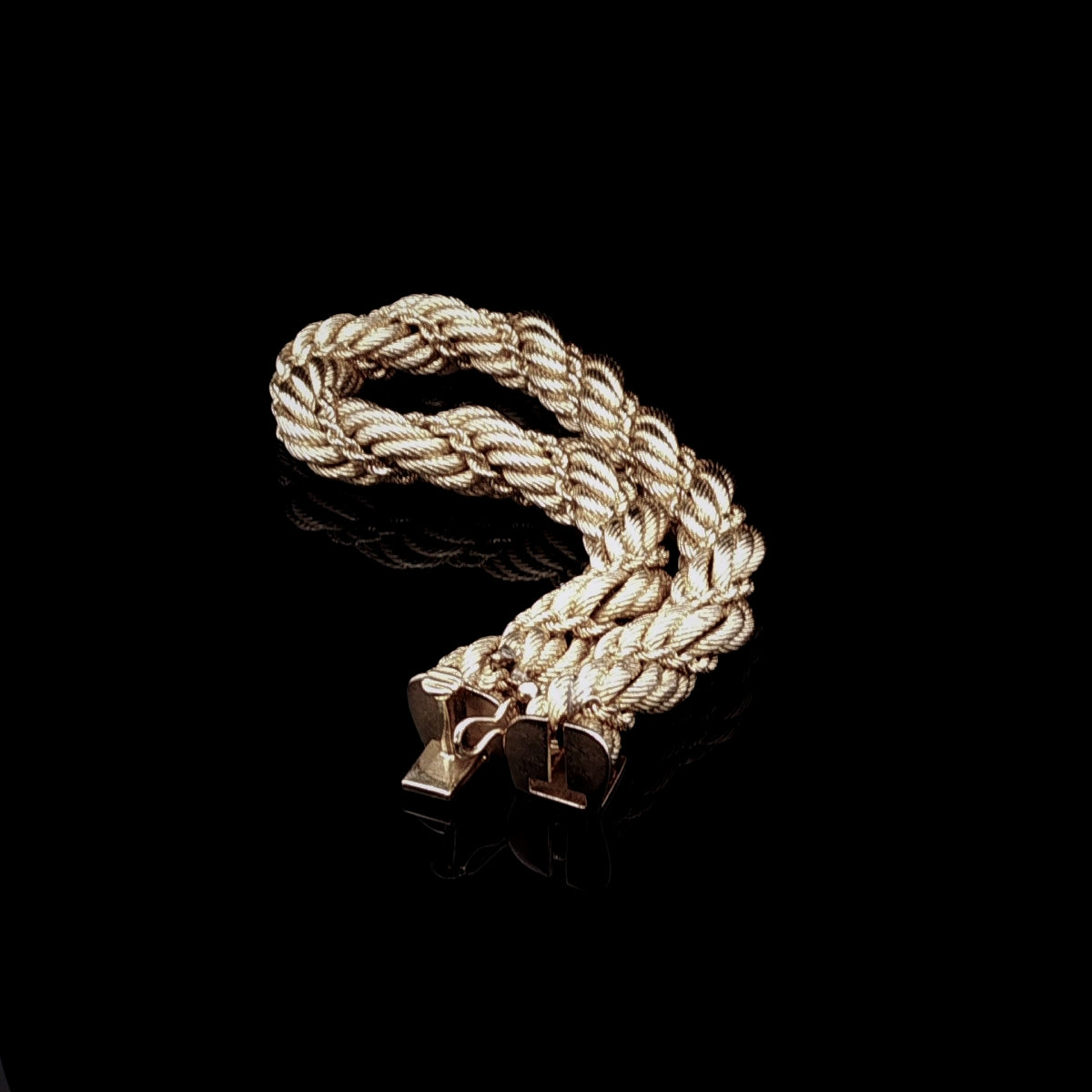 Vintage 18ct Yellow Gold Bracelet, 29.5g