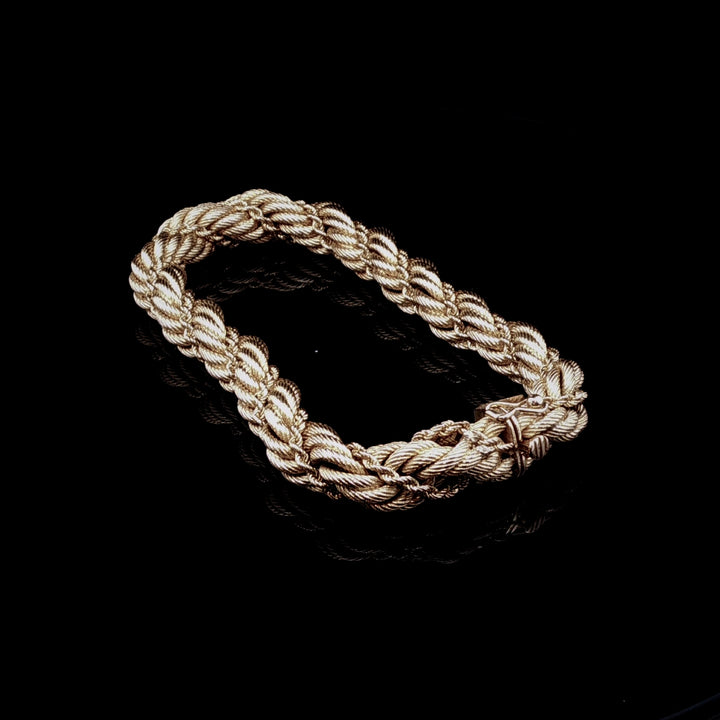 Vintage 18ct Yellow Gold Bracelet, 29.5g