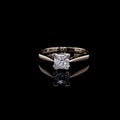 18ct Gold Princess Cut Diamond Solitaire Ring, 0.69ct