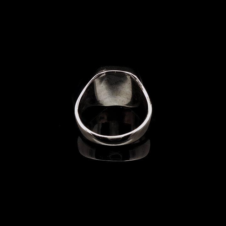 Vintage 9ct Yellow Gold Black Onyx Signet Ring, 10.01g