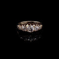 Antique Victorian 18ct Yellow Gold Five Stone Old Cut Diamond Ring, Circa 1860