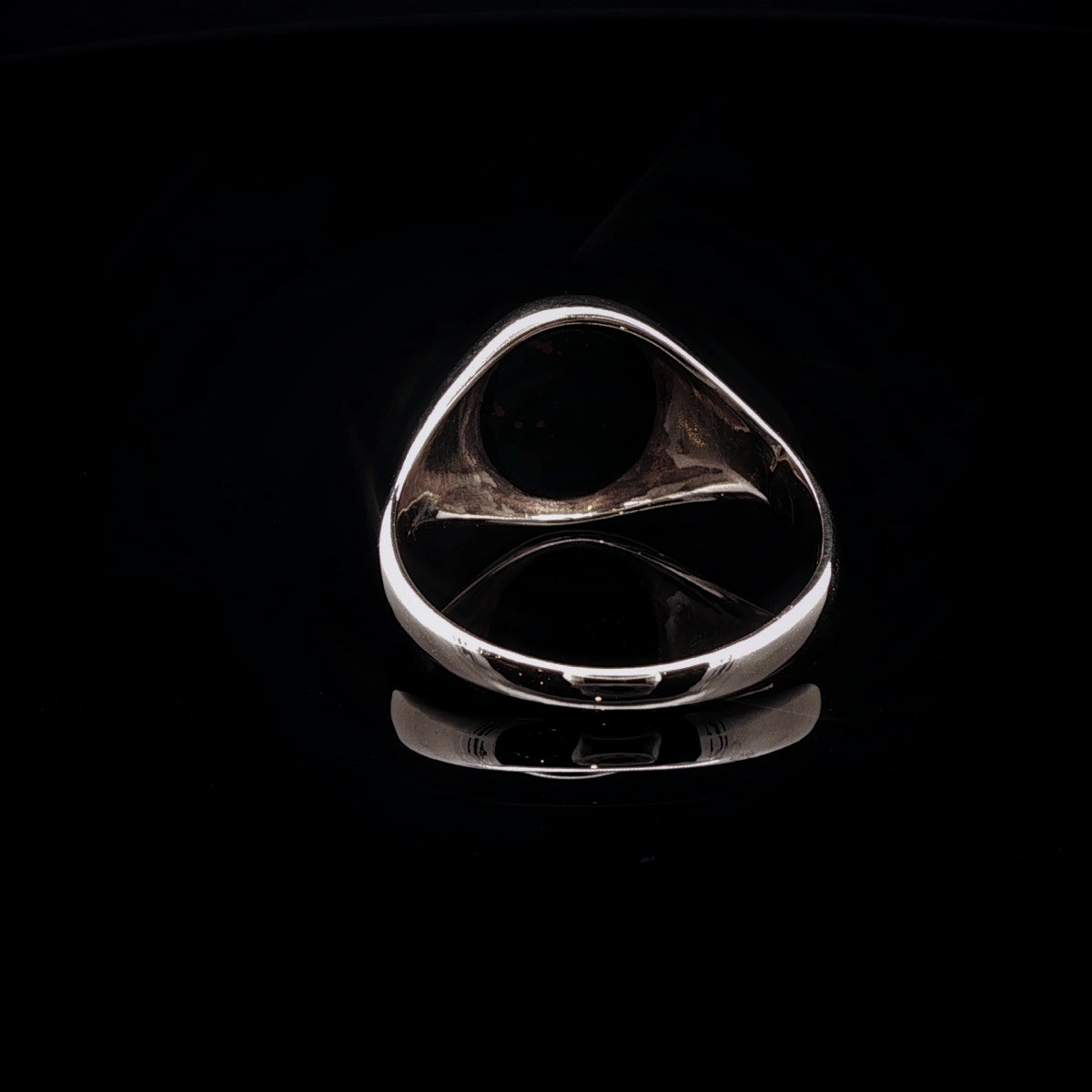 9ct Yellow Gold Oval Bloodstone Signet Ring