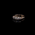 Antique Victorian 18ct Yellow Gold Five Stone Old Cut Diamond Ring, Circa 1870