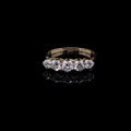 18ct Gold Five Brilliant Cut Diamond Ring, 0.80ct