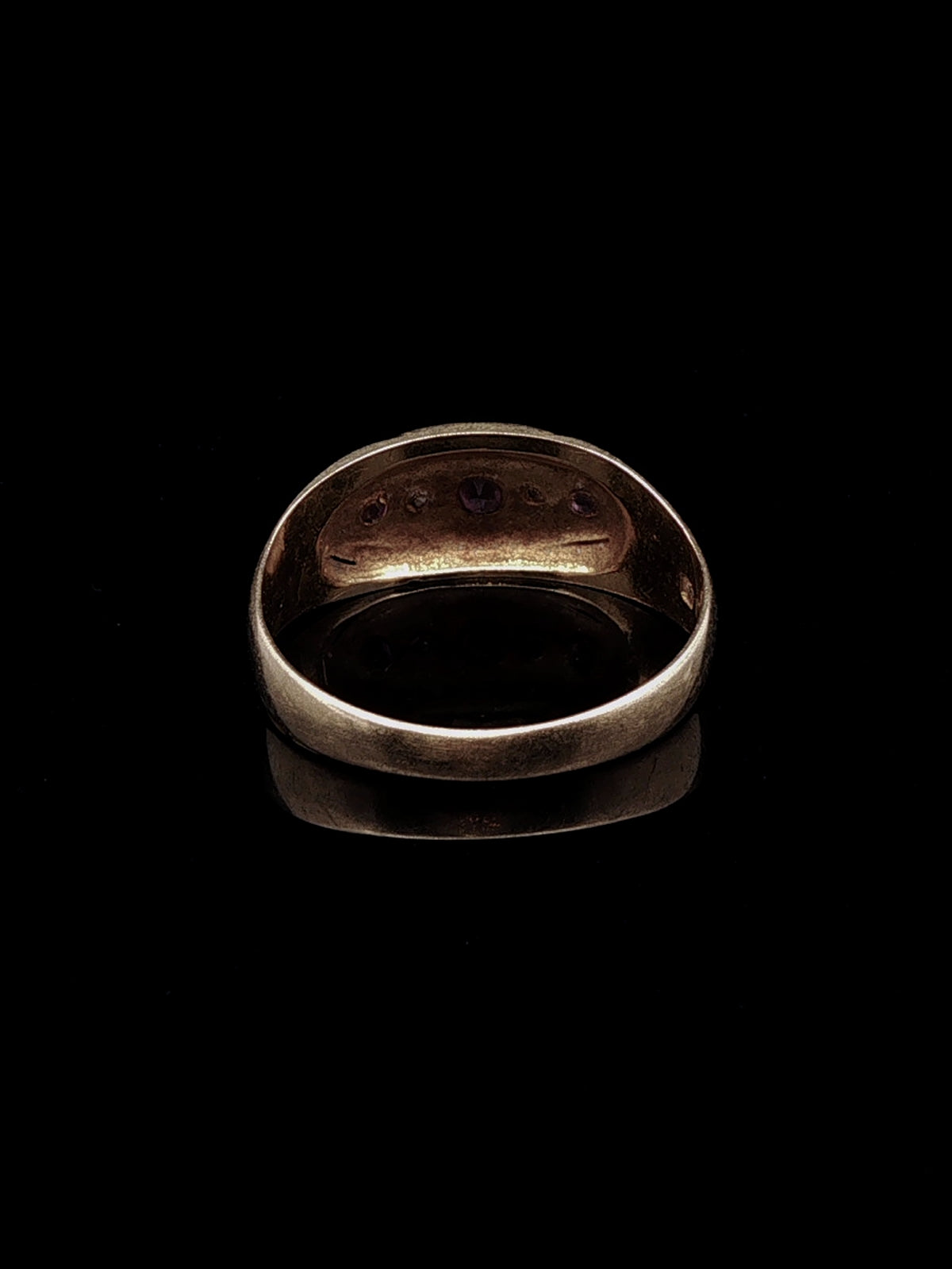 Antique Edwardian 18ct Gold Ruby and Diamond Ring, Chester 1904