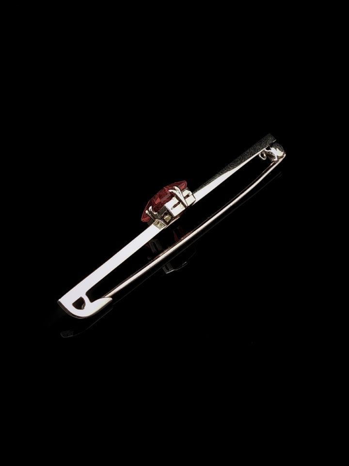Art Deco 15ct Gold Fire Opal Bar Brooch, Circa 1930