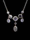 Art Deco 18ct Yellow Gold Cabochon Moonstone Necklace,Circa 1925