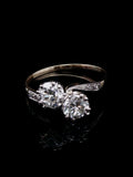 18ct Yellow Gold 1.35ct Brilliant Cut Diamond Toi et Moi Ring